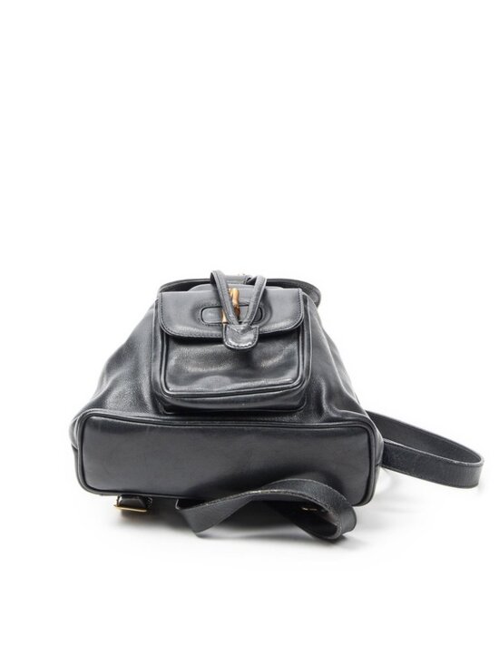 Gucci Mini Bamboo Backpack Navy Calfskin Leather main image 12